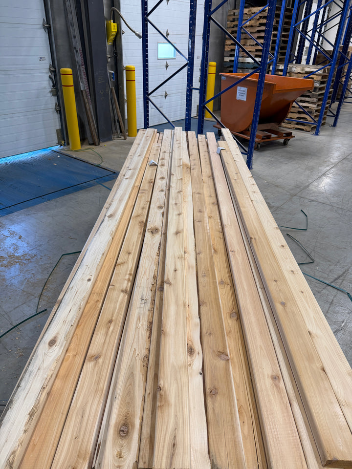 2 x 4" Knotty Dressed 4 Sides Falldown Grade