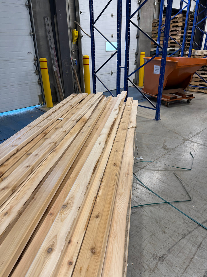 2 x 4" Knotty Dressed 4 Sides Falldown Grade