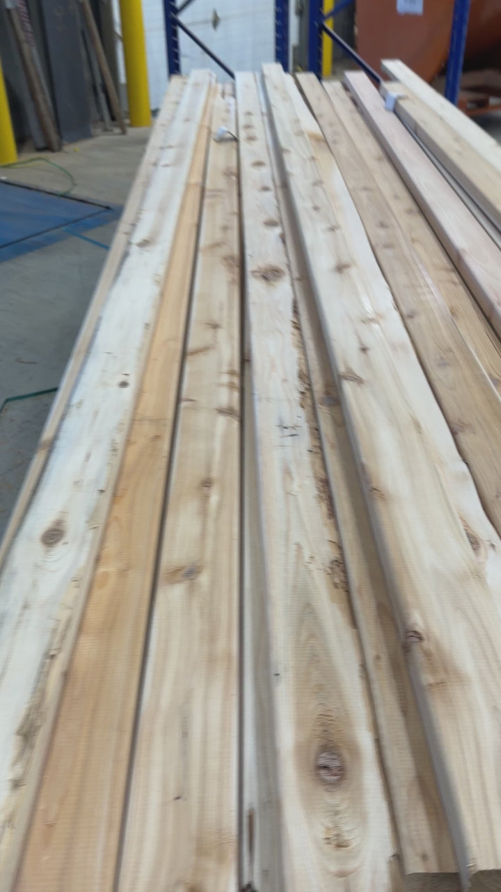 2 x 4" Knotty Dressed 4 Sides Falldown Grade